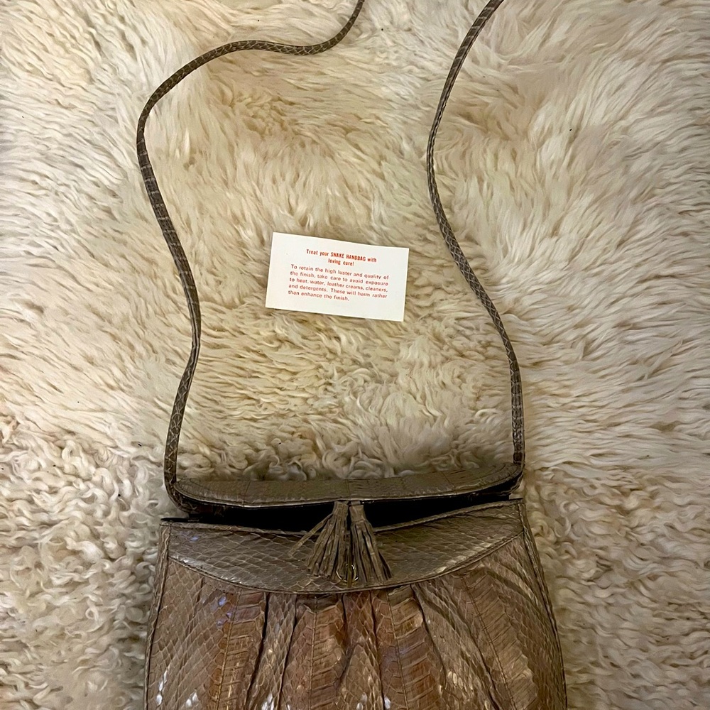 Vintage Snakeskin bag - Picture 4 of 7